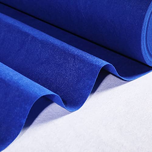 Image of Shanno Carpet for Wedding, Stage, Exhibition, Party, Office, Hotels Decoration, Living Room and Wall to Wall Carpet Size 4 x 30 Feet Color R Blue