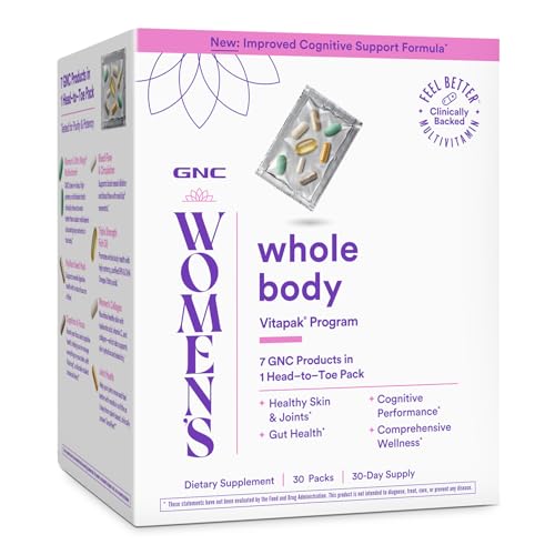 GNC Whole Body Vitapak Program, 7 in 1 Formula, 30 Servings