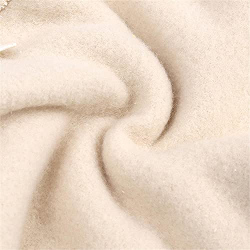 Toddler Kids Baby Boy Girl Long Sleeve Basic Solid Hoodie Pullover Sweatshirt Sports Tops with Pockets Outfits (Beige With Fleece, 18-24 Months)