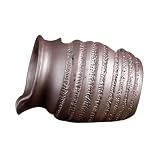 DOITOOL Fuente de Agua Decorativa de para Jardín y Patio Jarra con Flujo Natural y Diseño Elegante para Interiores y Exteriores sin Bomba Color Marrón Clásico