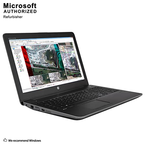 Hp Mobile Worstation Zbook 15 G3 15.6 Inches Fhd Laptop, Core I7-6700Hq 2.6Ghz, 16Gb Ram, 512Gb Solid State Drive, Windows 10 Pro 64Bit, Cam, Nvidia Quadro M1000M (Renewed) #TOP1