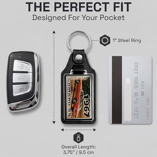 Image of Brotherhood Car Key Chain for Camaro - Classic Models Keychain