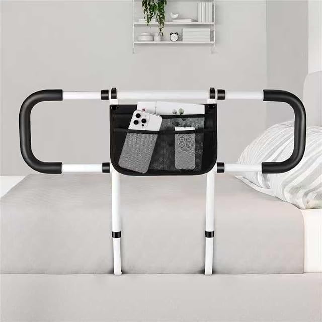 Bed Rails for Elderly Adults Safety - Extended Bed Assist Rail for Seniors - Adjustable Beds Side Rails