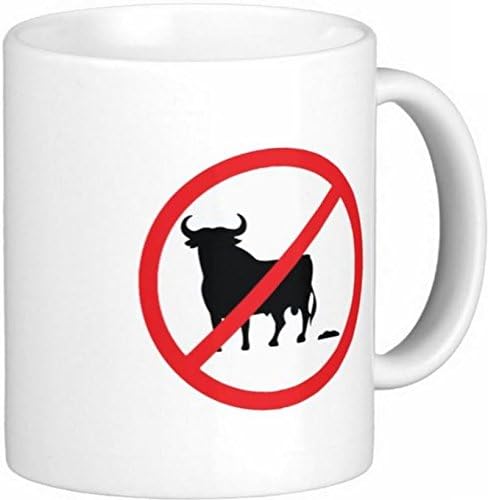 Taza de café de cerámica de 11 oz de No Bullshit Quick Mugs 2 U