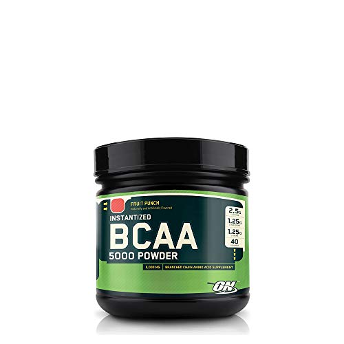 Optimum Nutrition Instantized BCAA Powder, Keto Friendly Branched Chain Essential Amino Acids, 5000mg, Orange, 40 Servings (Packaging May Vary)