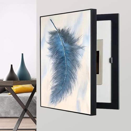 Mounted Electrical Panel Cover Hidden Electric Meter Box Decorative Painting Creative Removable Fuse Box Cover Cabinet