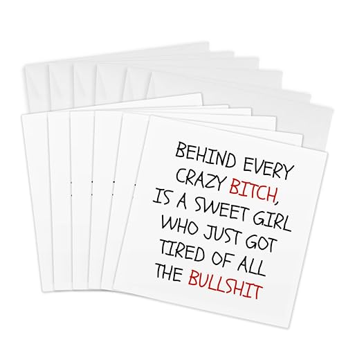 Cartes de vœux 15,2 x 15,2 cm pour éviter les messages d'anniversaire banals