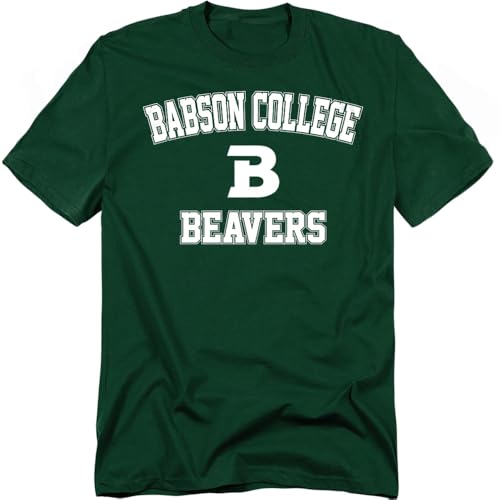 LOGOVISION Babson College Campus Classic Unisex Adult T Shirt, Hunter Green, 2X-Large