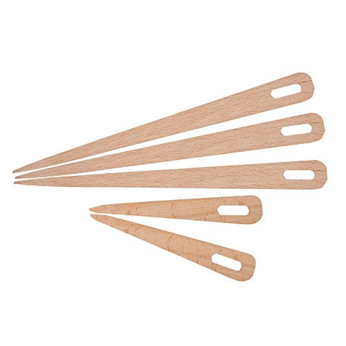 Image of Toothbrush for rag Rug Making nalbinding Weaving s Yarn Tool Amish Knot Wooden Rugs 5pcs Big Eye Wood Crochet gloglow Horn Kids Knotting Largest Metal Punch Tapestry
