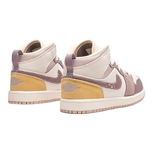 Nike Air Jordan 1 Pre School Shoes Sail/Taupe Haze-Fossil Stone DZ4468-102 2Y4