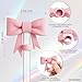 Compatible with Stanley Cup Accessories - 3Pcs 10mm Bow Straw Topper Compatible with Stanley Cup Straw Cover Cap, 2pcs Pink Bow Charms for Stanley 30&40 Oz Tumbler with Handle