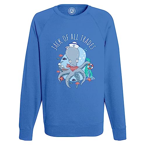 Sweatshirt Homme Pieuvre Homme à Tout Faire Pull Illustration Originale Coton