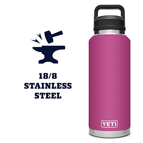 Image of YETI Rambler 46 oz Bottle, Leakproof, Vacuum Insulated, Stainless Steel with Chug Cap, Prickly Pear