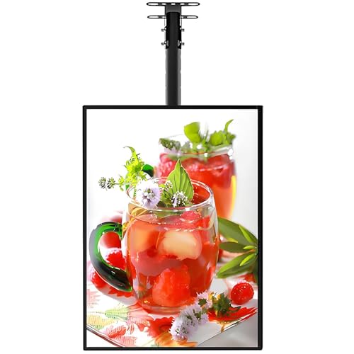 Panneau d'affichage LED vertical mince 60x90CM pour menu rétroéclairé