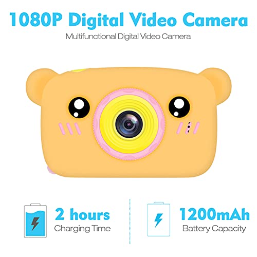 Staright Câmera de vídeo digital 1200W 1080P FHD com filtros engraçados Filmadora portátil multifunc