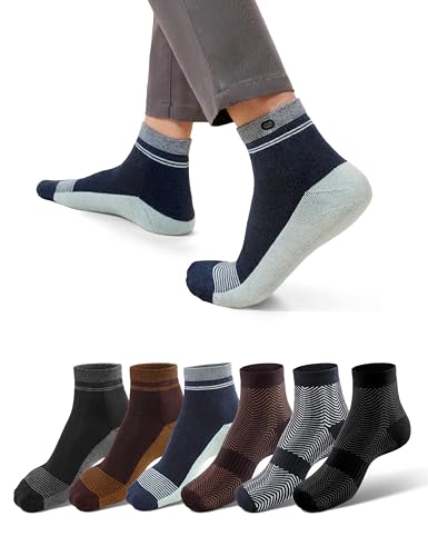 Image of Symbol Premium Men's Cotton Sports Socks Unisex | High Ankle Length | Odour-Free & Anti-bacterial | Cushioned Base | Available in Combo Packs