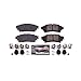 Power Stop Z23-1391 Rear Z23 Sport Carbon Fiber Infused Ceramic Brake Pads with Hardware For Lexus RX350, Lexus RX450h, Toyota Highlander, Toyota Mirai, Toyota Prius V, Toyota Sienna [Model Specific]