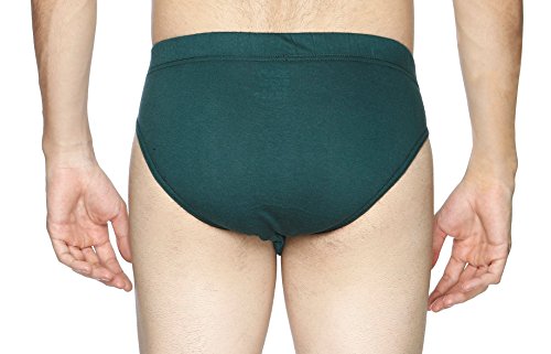 Image of Semantic Men's Solid Cotton Brief Underwear - Pack of 3
