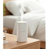 【2025新登場】雪山 加湿器 卓上 小型 おしゃれ 静音 USB給電式 卓上加湿器 2種類LEDライト 8~10時間連続稼働 お手入れ簡単 車載 空焚きを防止 水漏れ防止 コンパクト 次亜塩素酸水対応 省エネ 車 寝室 リビング オフィス 乾燥/花粉症対策 バッテリーなし