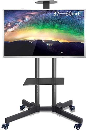 Soporte universal para TV de mesa móvil ajustable 37-60 pulg miniatura 1