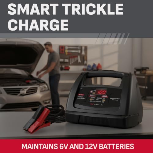 Image of Schumacher Electric 6A Car Battery Charger and 85A Engine Starter, 6-in-1 Solution, Maintainer, 30A Boost, for 6V /12V Power Sport, Automotive, and Marine Batteries, SC1307A