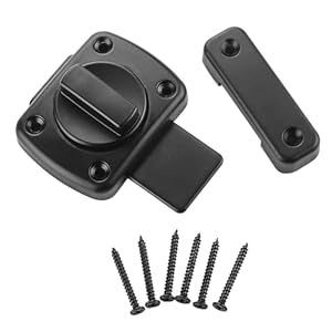 Minmhdongx HX1 Türriegelschloss Schwarz