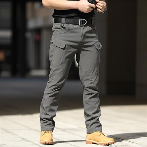 Cargo Pants for Mens Casual Tactical Baggy Ripstop Pants Multi Pockets Overalls Fashion Outdoor Trousers2