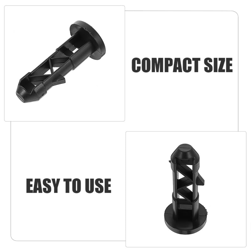 4pcs Trash can Lid Latch Replacement Garbage can Lid Lock Flexible Bin Parts for Outdoor Trash Cans Easy Install Locking Accessories