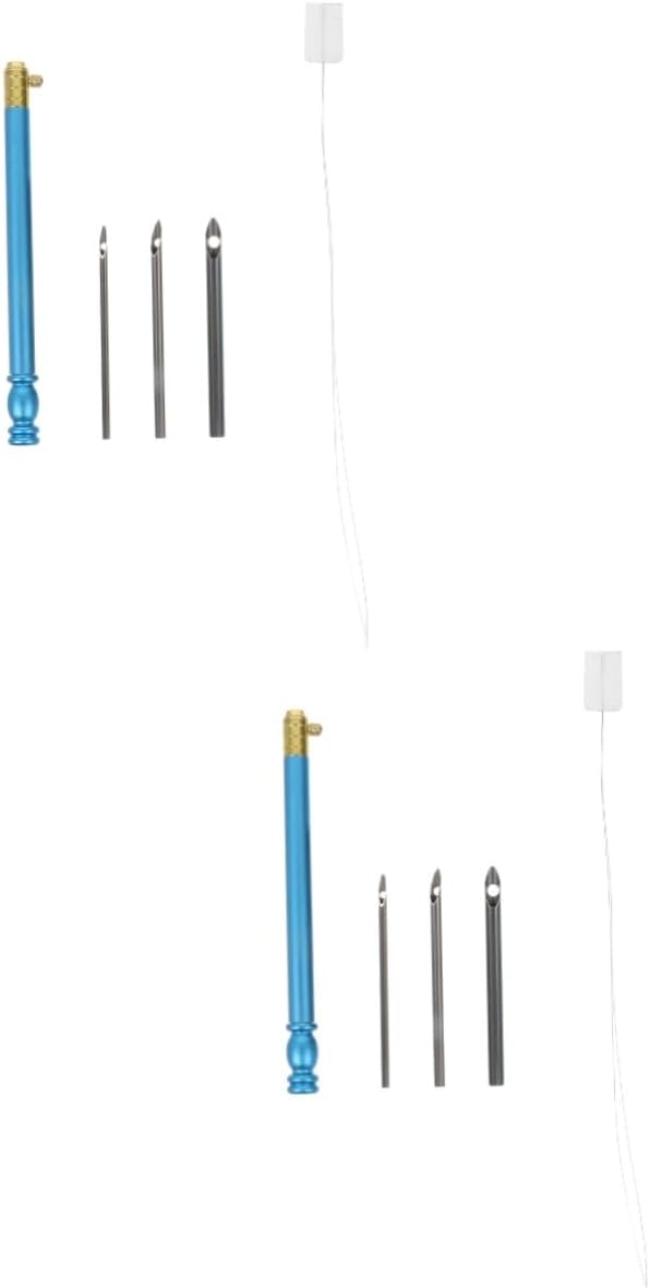 Operitacx 2sets Punch Needle Kit Replacement Needles Embroidery Supplies for Beginners Comfortable Ergonomic Handle for and Detailed Work
