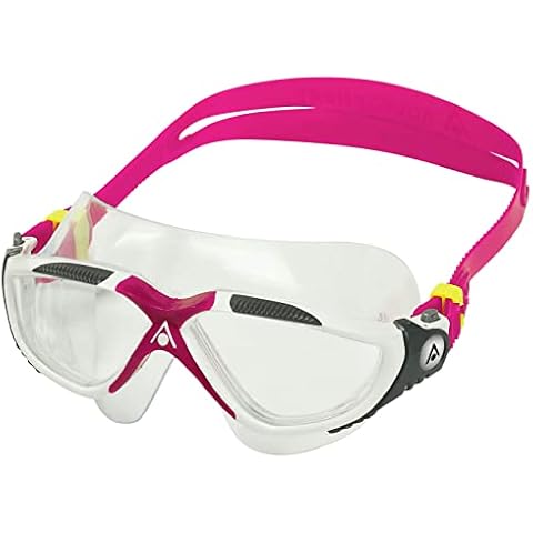 Aqua Sphere Vista Adult Swimming Goggles - Clear Lenses Cover