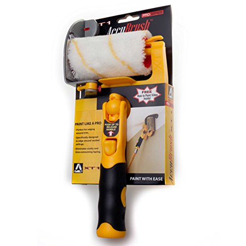 Accubrush XT Pole Mountable Paint Edger with Roller and Adjustable
