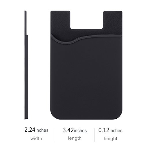 Pofesun-Adhesive-Phone-Wallet-3-Pack-Ultra-Thin-Stick-on-Silicone-Credit-Card-Holder-Sticker-Adhesive-Cell-Phone-Wallet-Compatible-for-iPhone-Samsung-Most-Android-Smart-PhonesBlack