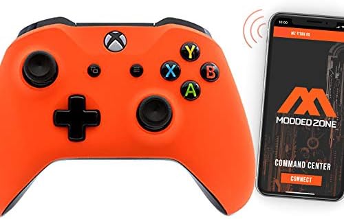 Tender Contact Orange Sensible Speedy Fireplace Customized Modded Controller for Xbox One S Mods FPS Video games and Extra. Management and Merely Modify Your mods by way of Your Telephone!