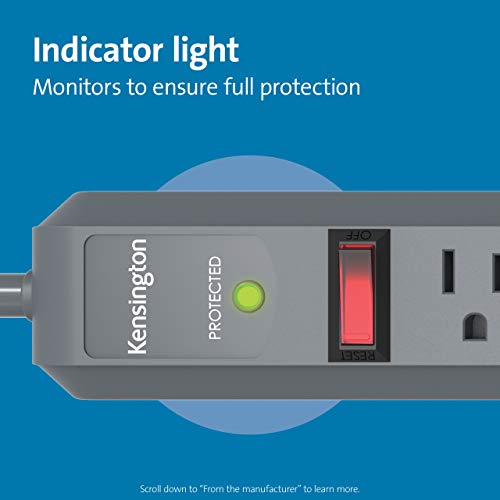 Image of Kensington Guardian 7-Outlet, 6-Foot Cord, & 540 Joules Premium Surge Protector (K38217NA)