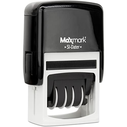 Maxmark Office Date Stamp With Received Self Inking Date Stamp - Red Ink #TOP1