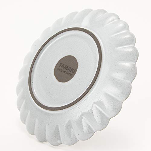 TAMAKI プレート フローレ ホワイト 直径15高さ1.5cm 電子レンジ・食洗機対応 日本製 T884218
