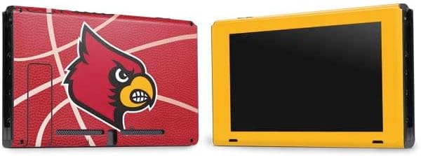 Skinit Decal Gaming Skin Compatible with Nintendo Switch Bundle - Officially Licensed University of Louisville Red Basketball Design