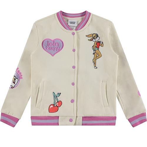 Looney Tunes Lola Bunny Varsity Bomber Jacket - Little and Big Girl Sizes 4-162