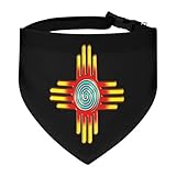 Zia Sun - Zia Pueblo - New Mexico Pet Scarf Triangle Bibs Dog Bandana Cute Pet Kerchief Accessories Decor