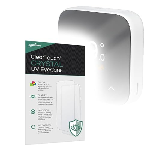 BoxWave Screen Protector Compatible with Hive Thermostat Mini SLT6 - ClearTouch Crystal Anti-UV EyeCare (2-Pack), Filters Out Harmful Blue Light Reduce Fatigue