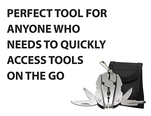 Mini Keychain 6-in-1 Multitool Plier