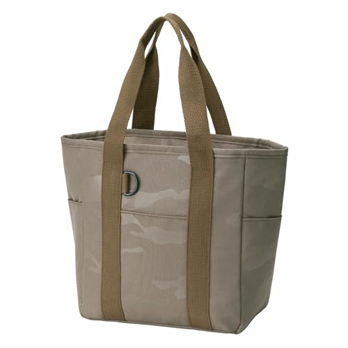 Image of Torne Bonte Insulated Lunch Bag, Deep Type, Camo, Olive, 1.6 gal (5 L), Hand Washable, 3 Large Exterior Pockets, Interior Refrigerant Pockets, Width 9.4 x Height 9.8 x Depth 5.1 inches (24 x 25 x 13