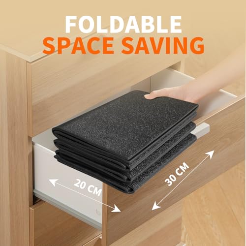 Walking Pad Mat for Carpet, Treadmill Mat for Hardwood Floors, 140x60 CM Under Treadmill on Carpet, High Density, Foldable, Floor Protection for Bike, Elliptical, Treadmill - Image 4