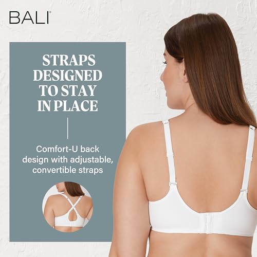 Image of Bali Women's Underwire T-Shirt Bra - Ultra-Light Smoothing Spacer Bra