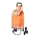 YYAI-HHJU Panier D'Achat Pliant, Sac De Chariot À Provisions avec Roues Pivotantes, Chariot D'Épicerie Utilitaire avec Sac en Toile Imperméable
