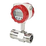 SS304 Digital LCD Thread Turbine Flow Meter for Water/Alcohol/Milk/Oil Clean Liquid 4-20mA Pulse Output Industrial use(DN4)