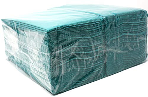 Teal Dinner Napkin, Choice 2-Ply, 15" x 17" - 125/Pack