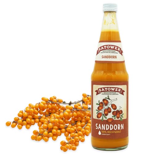 Sanddornsaft von Satower Mosterei (0,7 l)