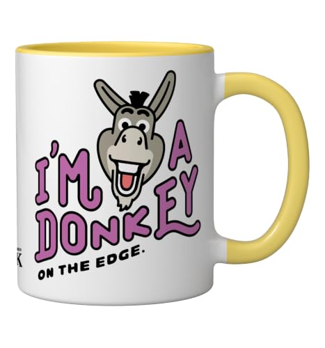 Taza de cerámica Shrek Emoji Donkey 11 oz miniatura 2