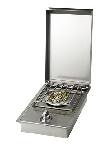 Side Burner Liquid Propane - Stainless Steel